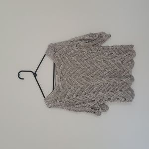 EILEEN FISHER | Chevron Open Knit Sweater | M